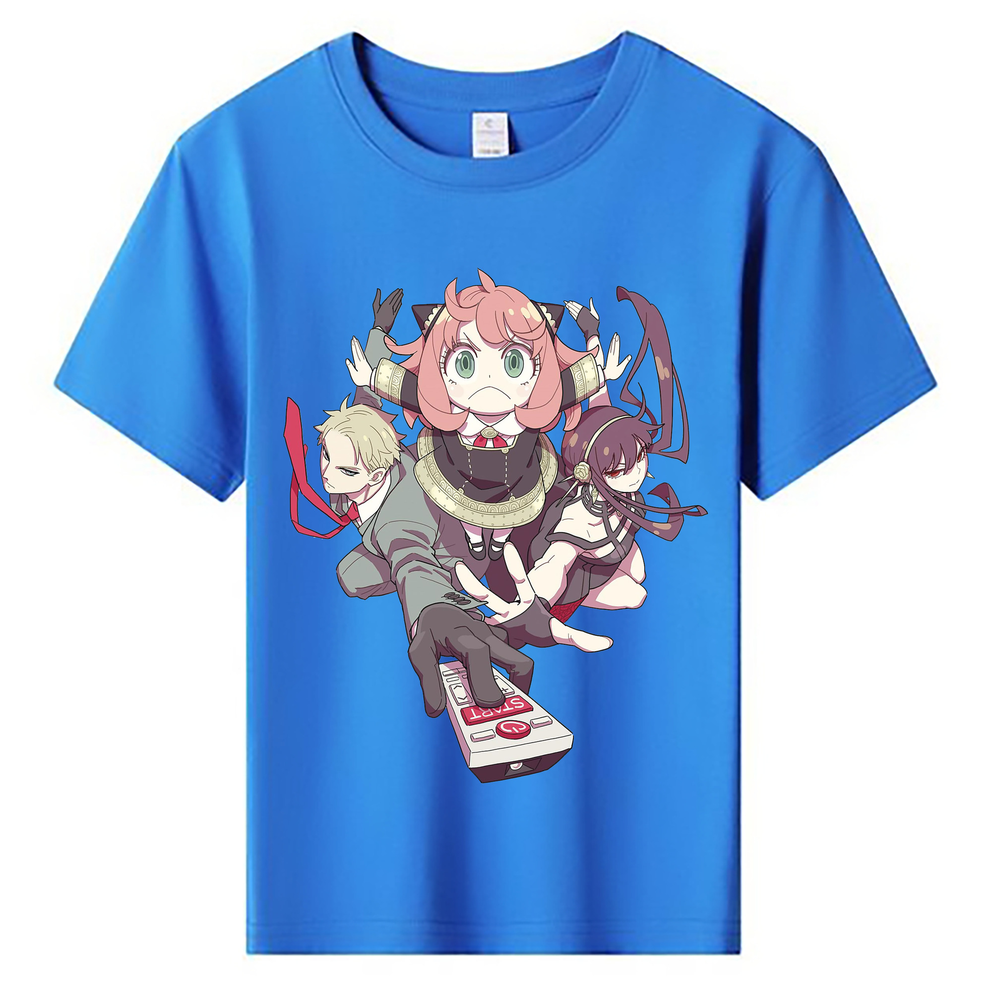 （画像用） SPY×FAMILY间谍家家酒 綿100％キッズTシャツ（フロントプリント）